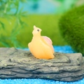 Translucent yellow resin aquatic creature figurine for terrarium DIY decoration - Gradient Light Color Ornament (I)