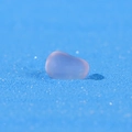 Translucent light purple resin pebble for aquarium and DIY micro landscape decor - Purple Matte Decorative Stone (Style N)