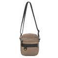 Borsa a tracolla da uomo color kaki con scomparti multipli multipli e cinturino regolabile - Cachi Scuro