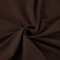 Detalle de la suave tela de seda de leche marrón chocolate con textura mate y caída - S / Top Y Pantalón / Marrón