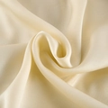 Macro view of champagne satin fabric with smooth texture and elegant drape for sleepwear - S / Top And Bottom / Beige