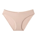 Slip bikini da donna beige senza cuciture in tessuto elastico traspirante - Colore pelle