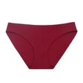 Slip da donna bordeaux senza cuciture in tessuto traspirante e altamente elastico - Borgogna