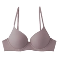 Seamless purple underwire bra with thin adjustable straps for a minimalist summer look - 70B / Purple