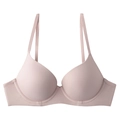 Seamless full coverage brassiere for women in pale pink with underwire support - 70B / Pink
