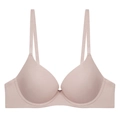 Soutien-gorge sans couture rose lotus sans armature avec bretelles et bonnets 3/4 - 70B / Rose