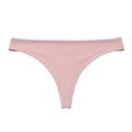 Perizoma senza cuciture a vita bassa rosa chiaro in tessuto traspirante e leggero - Rosa