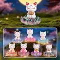 Siamese Cat Life Revelation resin blind box with 6 regular and 1 hidden styles - -481 Good Fortune Nine-Tailed Fox (Set of 6) / Full Box Set