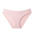 Seamless low-waist low-rise panty for women in pale pink breathable soft fabric - S / Pink