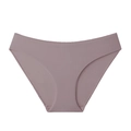Slip bikini senza cuciture viola in tessuto sottile e traspirante a vita bassa - Viola