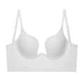 Soutien-gorge push-up blanc sans couture décolleté en U avec bretelles réglables - 70A / Hauts / Blanc