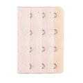 Elastic 4-hook 3-row bra extender in skin tone color for adjustable lingerie fit - 4 Hooks 3 Rows / Nude