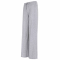 Pantaloni sportivi larghi grigio melange con coulisse per fitness e corsa - S / Grigio Misto