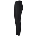 High waist black yoga leggings with tummy control and push-up effect for fitness sports - S / Black