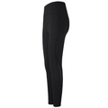 Leggings de yoga taille haute noirs pour femmes avec panneaux amincissants et push-up - Noir