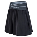 Pantaloncini sportivi taglie forti da donna con vita alta incrociata e tessuto rapido - S / grigio scuro
