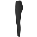 Leggings da yoga neri a vita alta per donna con tessuto elastico modellante - S / Nero