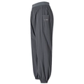 Dunkelgraue Jogginghose mit hoher Taille, Seitentasche und elastischen Bündchen - S / Grau
