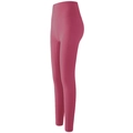 Détail du legging de yoga taille haute rose rouge avec texture galbante sans couture - Rose Baie