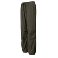 Relaxed fit dark olive green cargo parachute pants with adjustable drawstring waist - Army Green
