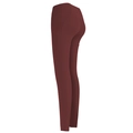 Pantaloni da yoga bordeaux a vita alta con controllo della pancia ed effetto lifting - S / Rosso Ancorra