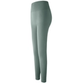 Leggings de yoga sans couture vert sauge à taille haute avec contrôle du ventre - S / Gris Rhino