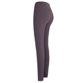 Mauvefarbene High-Waist-Yogahose mit Pfirsich-Lift-Effekt und formenden Nähten - S / Dunkelgrau