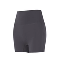 Donkergrijze yoga shorts met hoge taille en perzik lift effect voor fitness - S / Grafietgrijs