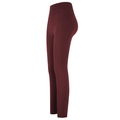 Legging de yoga bordeaux taille haute avec poches latérales et effet galbant - S / Bas / Rouge Ancorra