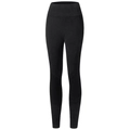 High waist seamless yoga leggings with GYM lettering and textured lift pattern - S / Pure Black