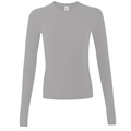 Nauwsluitend donkergrijs sportshirt met lange mouwen, raglanmouwen en sneldrogende stof - S / Omber Grijs