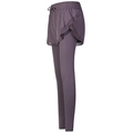 Leggings sportivi 2-in-1 da donna a vita alta con coulisse in un colore grigio viola scuro - Viola