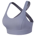 Soutien-gorge de sport lavande à maintien élevé avec larges bretelles et dos croisé - Bleu Violet