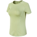 Slim fit mint green yoga t-shirt with raglan sleeves and breathable athletic fabric - Green