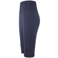 Pantaloncini da yoga a vita alta da donna blu scuro con tessuto elastico e asciugatura rapida - S / Blu