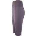 Short de yoga taille haute effet push-up violet foncé avec ceinture large côtelée - Violet