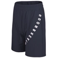 Pantalones cortos deportivos azul marino para mujer con estampado blanco GOODBREATH - S / Negro