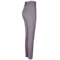 Paarse crossover yoga broek met hoge taille, V-vormige naden en ruguitsnijding - S / Paars