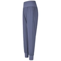 High-waist loose yoga joggers for women featuring tapered cuffs and tummy control - S / Grey Blue