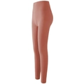 Pantalon de yoga taille haute rouge brique avec effet lifting des fesses en tissu stretch - S / Corail