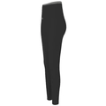 Leggings de sport noirs à taille haute avec effet push-up et contrôle du ventre - S / Noir (Doublé Polaire)