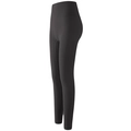 Schwarze Yoga-Hose mit hoher Taille und Push-Up-Effekt aus elastischem Fitness-Gewebe - S / Titangrau (Fleece Gefüttert)