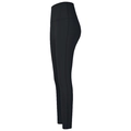 Pantalones de yoga negros de cintura alta con silueta lateral en tejido mate secado rápido - S / Negro