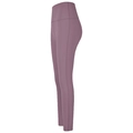 Pantalon de yoga taille haute violet Morandi avec design sans couture et gainant - Violet foncé