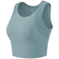 Soutien-gorge de sport antichoc bleu poudré avec coutures de maintien latérales - Cyan de Marée