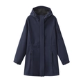 Detail der marineblauen Funktionsjacke mit Reißverschlusstaschen und Klettverschlussbündchen - S / Dunkelblau