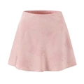 Eleganter französischer Jacquard-Satinrock in Hellrosa mit Blumenstruktur - S / Rosa