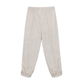 Plaid high-waisted jogger pants with elastic cuffs and black-red checkered pattern - XS / Checkered Trousers