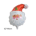 Santa Claus head foil balloon for Christmas decoration, measuring 62x44cm - Santa Head