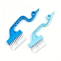 Brosse de nettoyage de rainures de fenêtre en forme de cygne en deux tons de bleu - Bleu